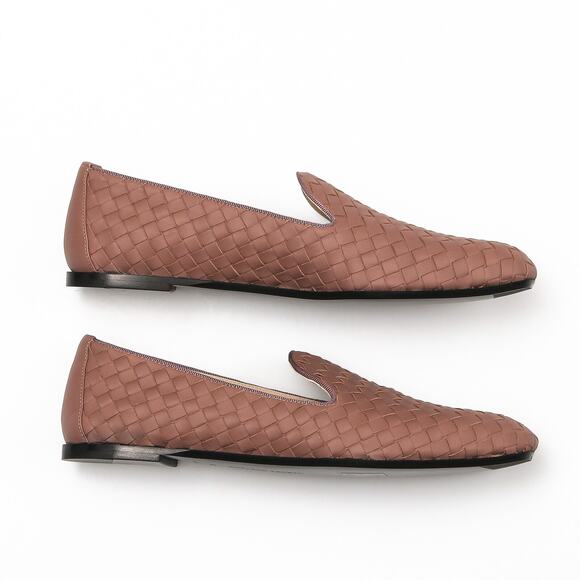 Bottega Veneta Intrecciato Deco Rose Smoking Loafers - Size 40 EU (10 US) - Picture 2 of 8